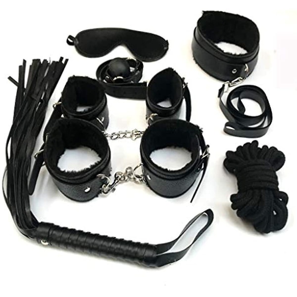 Bundle Binding Set Of 7 Sets Handcuffs Key Police Cosplay Party Supplies Cosplay Costume Accessories Pretend