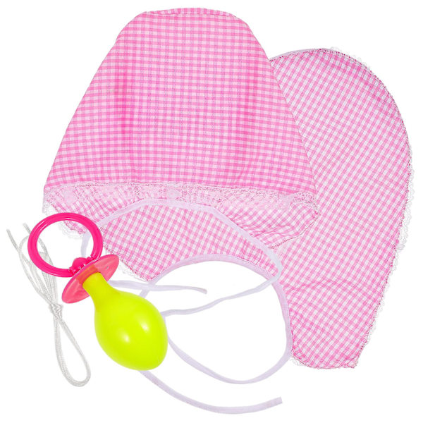3-pack vuxen nappflaskor docka vuxen barn kostym festklänning vuxna cosplay baby kostym vuxna cosplay set docka festklänning