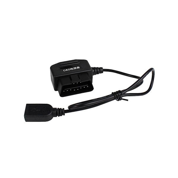 24 timers 5V 3A USB bil-ladekabel OBD hardwire-sett med bryter 0,5 meter ledning for dashcam camcorder