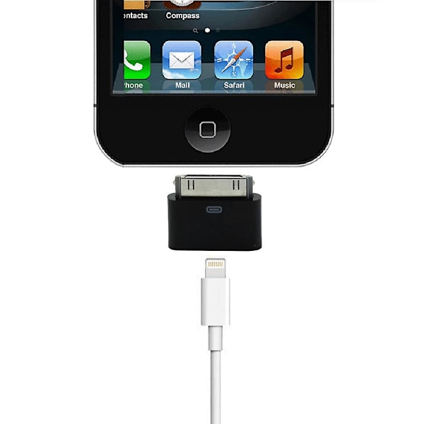 8-stifts hona till 30-stifts hane adapterkonverterare för phone4 4S 2 3 för iPod för Touc