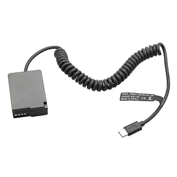 DMW-BLC12 Dummy Batteri DMW-DCC8 PD USB-C Kopplare för GX8 FZ1000 FZ300 FZ200 G6 G7 G80 G81 G85 G95 G99 FZ2000