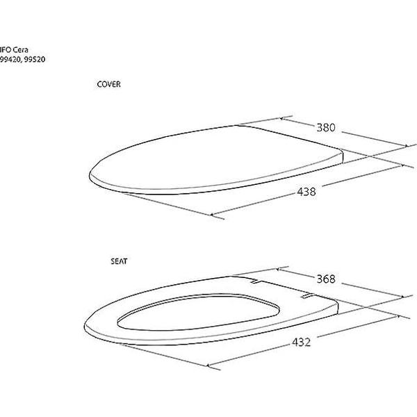 WC-istuime Ifö Cera Soft Seat 99420