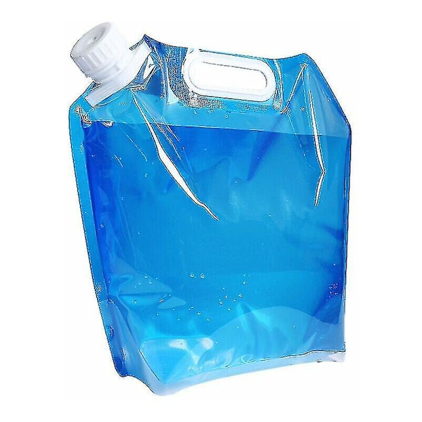 2-pack hopfällbar bärbar dricksvattentank (5l+10l) för vandring