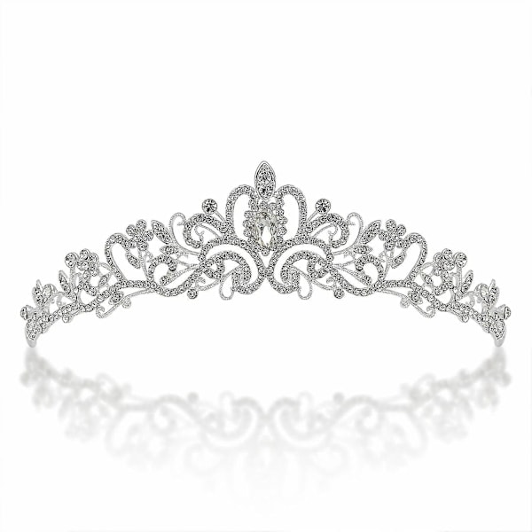 Krystall Tiara Krone For Bryllup Brud Proms Pageanter Prinsessefester