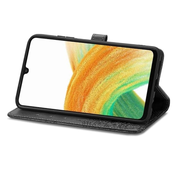 För Samsung Galaxy A13 4G Mandala Blomma Präglat Läder Telefonfodral