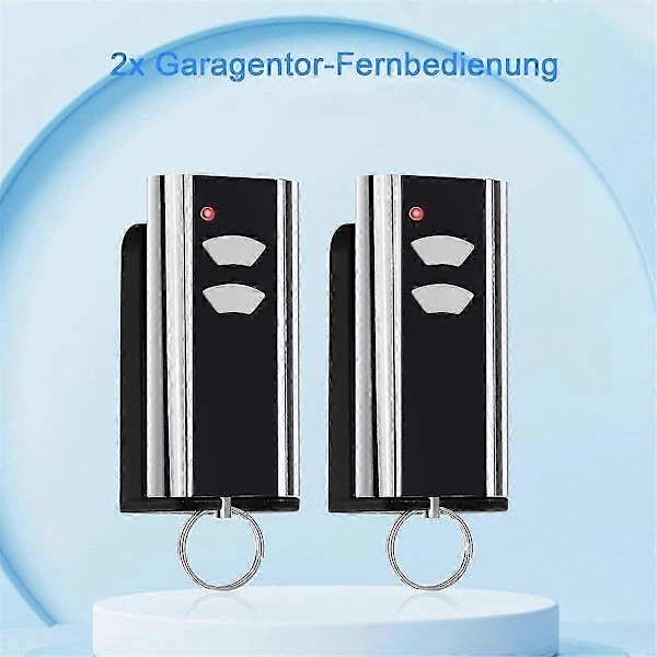 2-pak 433,92 MHz Garageportsender kompatibel med Standard Steel Entrematic RCU 433-2, RCU 433-4, E
