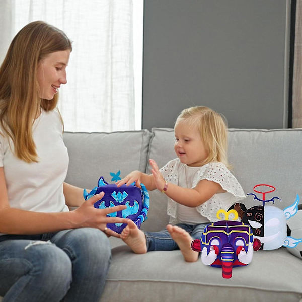 Blox Fruits Plysch, 6\" Ingen spelkod ingår Blox Fruits, Mjuk Blox Fruits Leksaker Plyschkudde för hemmet D