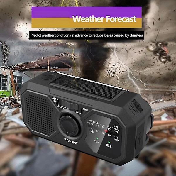 Handvev Radio Power Am/fm Utomhusgenerator Dynamo 1200mah Telefonladdare Manual