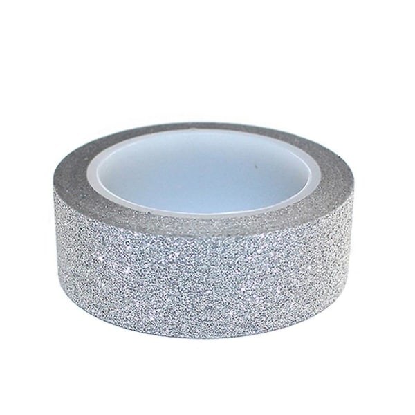 1.5cm X 10m Glitter Sparkle Washi Tape Self Adhesive Scrapbooking Craft Diy Kit