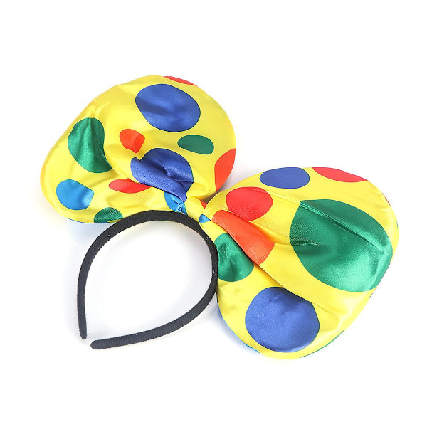 Clown Fluffig Hårband med Stor Öra för Cosplay Maskerad One Size