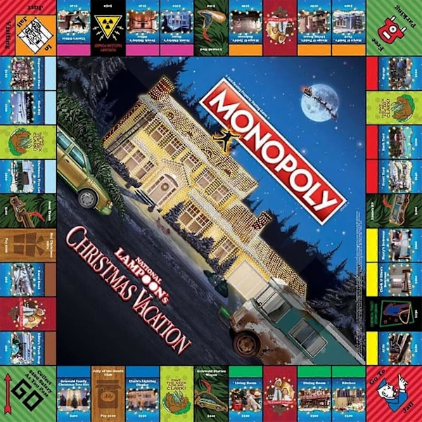 UUSI Kuuma Peli Monopoly: National Lampoonin Joululoma Lautapeli