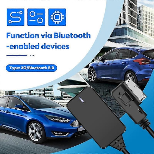 MMI Trådløs Aux Bluetooth Adapter Kabel Audio Musik Auto Bluetooth til A3 A4 B8 B6 Q5 A5 A7 R7 S5 A6L A8L A4L - 3G Yalo