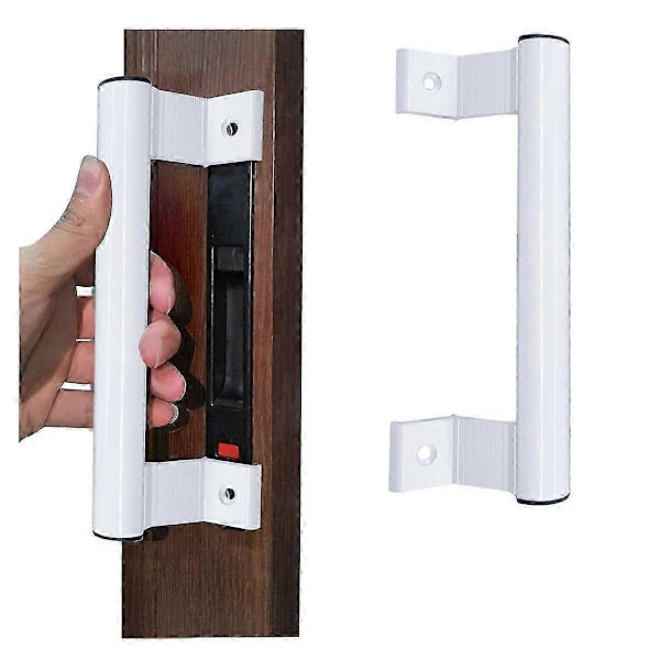 8 tommer Aluminium Skydedørsgreb Passer til 6-5/8 tommer Monteringshuller Skydedørsgreb