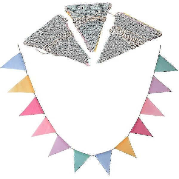 Pennant-kjede 4 stk. av pennant-girland 48 stk. av pennant