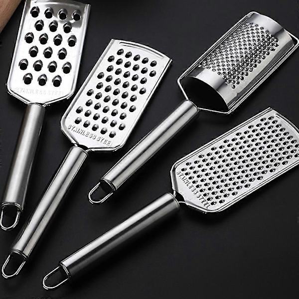 Rustfrit Stål Oste- og Kartoffelrive Multifunktionel Citron Rivestål Køkkenredskaber