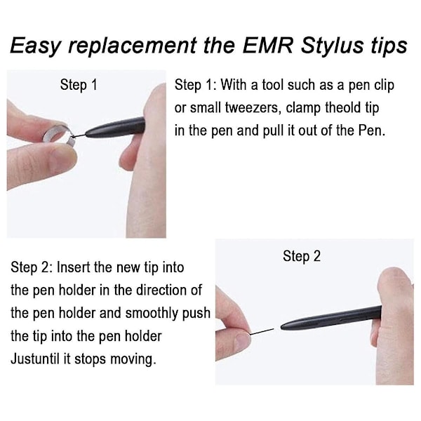 10 stk. Markeringspens-spidser Kompatibel med Remarkable 1/2 Tablet Pen, Udskiftningsspids/Nibs til Remarkable 1/2 Pen