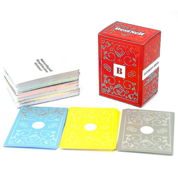 Intimacy Deck av Bestself - 150 kort - Parspill - Strategispill - Kortspill - Gaver - Dypere tilknytning - Samtaler med partneren din