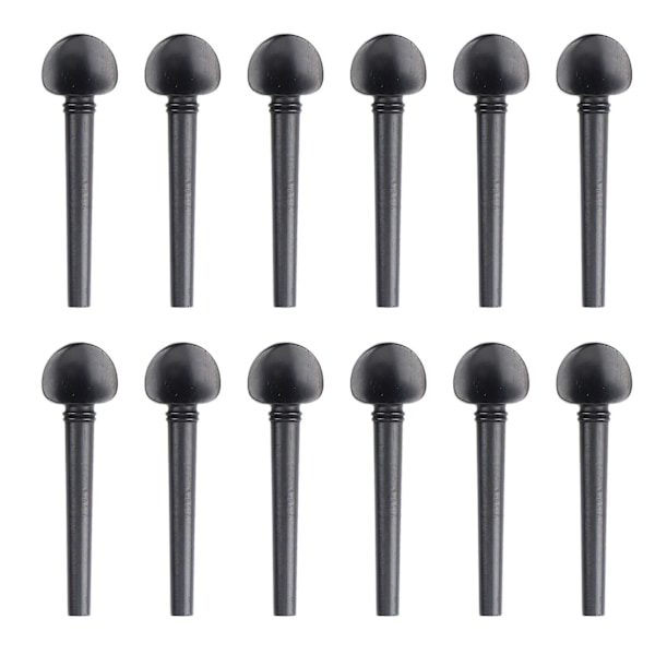 12 kpl Mustat Viulun Viritystappit 8,2x2,3 cm Viritystappit Viulun Osat Tarvikkeet