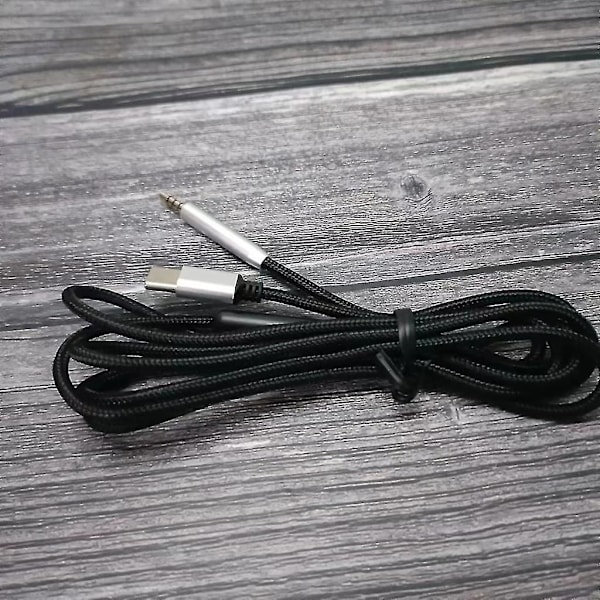 USB-C till 2,5 mm Han-kabel för QC25/QC35/QC35II/QC45 Hörlurar med Mikrofon