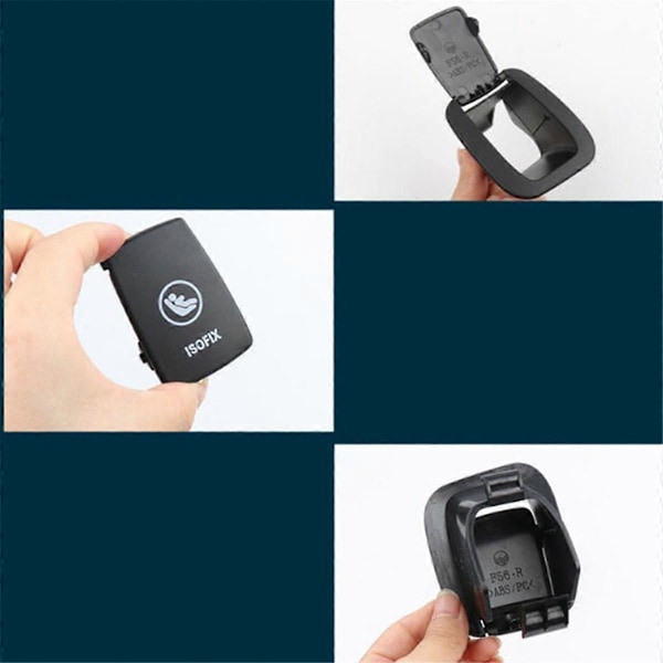 Bil Barnbilstol Bakre Fäste ISOFIX Skydd Monteringssats Barnsäkerhet för MINI F55 F56 R55 2014-2016 Baksäte Krok Höger