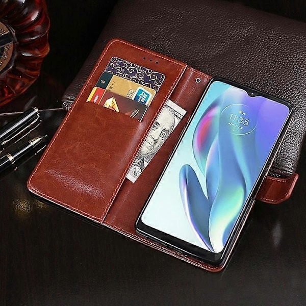 idewei Crazy Horse Tekstur Læder Telefon Cover Til Umidigi A15