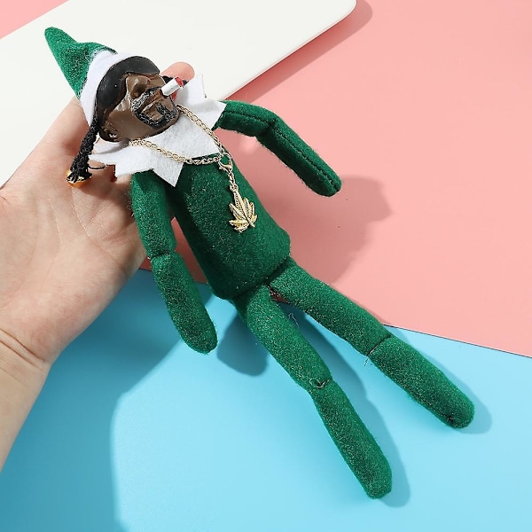 Snoop On A Stoop Jultomte Docka Spionera På En Böjd Jultomte Docka Heminredning Nyårs Julgåva Leksaker