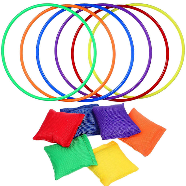 1 Set Rengasheitto Peli Lasten Papupussin Heitto Lasten Pelit Heitto Papupussi Karnevaalipeli Sisä- ja Ulkopelit