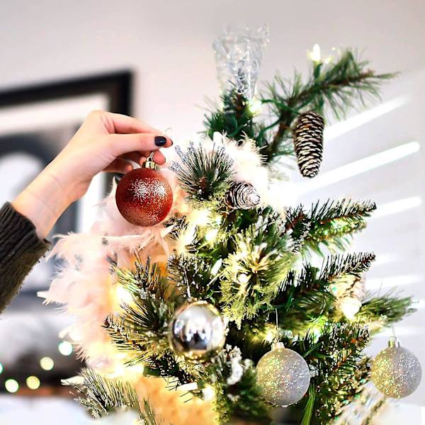 Julgranskula dekoration, julgranskula, julgranskula, matt och glänsande glänsande dekorationskula