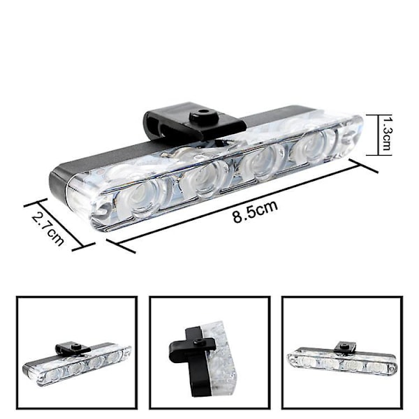 16 LED Punainen Sininen Auton Stroboskoolivalo 12V Poliisin Varoitus Vilkkuva Lamppu + Kaukosäädin