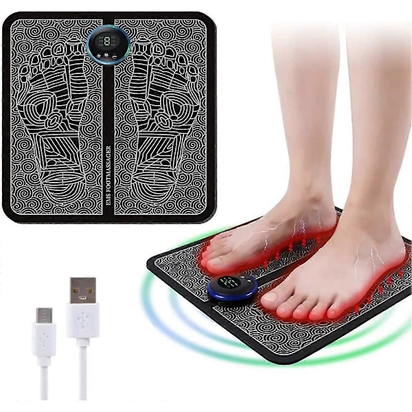 Elektrisk fotmassageapparat - Främjar blodcirkulationen och lindrar muskelsmärta