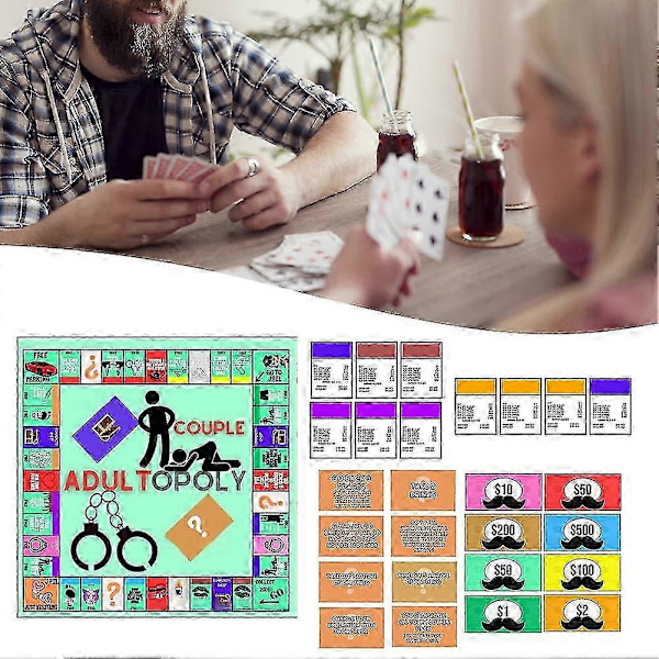 Parspel för Par - Datumkväll för Vuxna - Enkelt att Ta Med - Relationsspel - Present till Årsdag