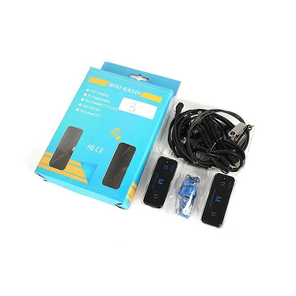 V1 Mini Walkie Talkie Käsikäyttöinen 2-suuntainen USB-lataus -C1 Uhf Walkie-Talkies