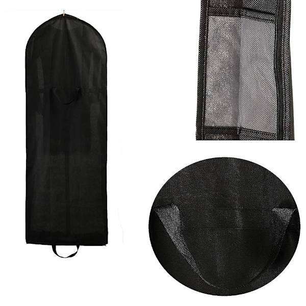 Tøjcover Kjole Garment Bag Med Lynlås I Skabe Sort