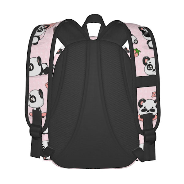 Sööt Panda Kawaii -kuvioinen Reppu, Tilava Matkareppu, Kannettavan Tietokoneen Reppu, Vedenkestävä Reppu Naisille ja Miehille