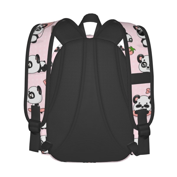 Søt Panda Kawaii Print Ryggsekk, Stor Kapasitet Reise Ryggsekk, Laptop Ryggsekk, Vannresistent Ryggsekk For Kvinner Menn