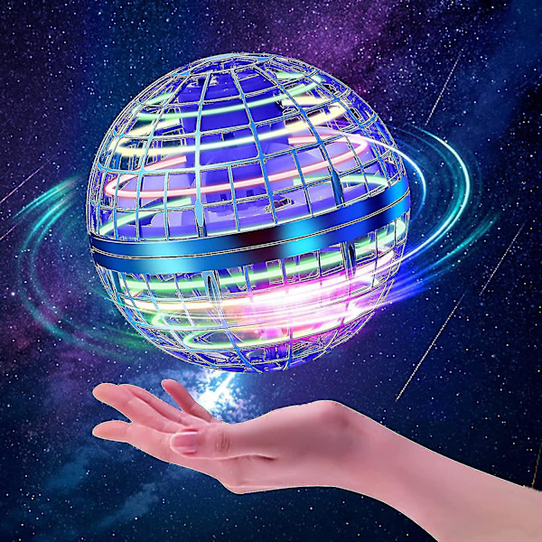Leijuva lentävä pallo, taikapyörivä pallo Rgb-valo lentävä pallo