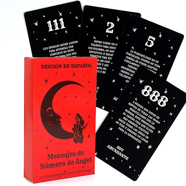 Orculo En Espaol, Enkelien Numeroiden Viestit, 53 Korttia, Enkelien Numerot Enkeli Numeroiden Viestit Tarot-Korttipakka Tulevaisuus Te