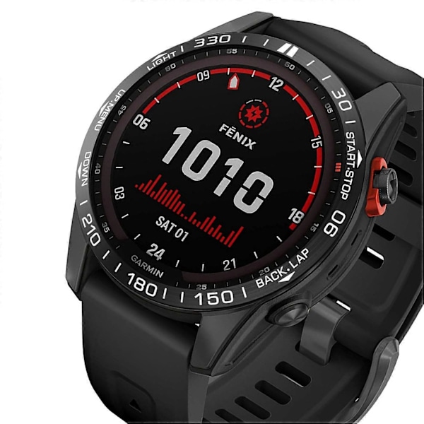 Typ A För Garmin Fenix 7S Anti-scratch Metall Klocka Bezel Ring Skyddsring