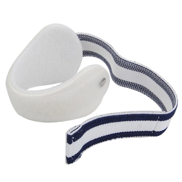 1 st Ajusterbart Tennisarmbåge Stöd Epicondylitis Spänne Smärtlindring Vit (L)