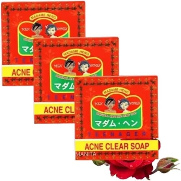 3 x Savon - Madame Heng - Special Acné - 150g - Mix - Aknekontroll
