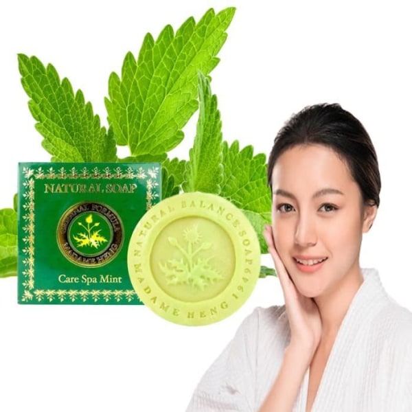 Madame Heng Original Thai Örttvål 150g | Vitamin E Mintextrakt | Spa behandling tvål