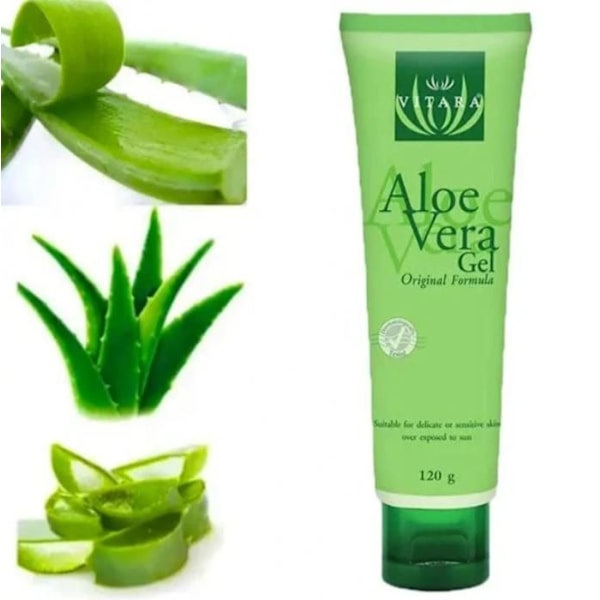 120 ml Aloe Vera 99,5% | Krop og Ansigt | Special Solskoldning | 100% Naturlig