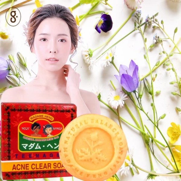 Madame Heng Special Acne Soap 150g | Tonåring Tonåring män och kvinnor | Thailand