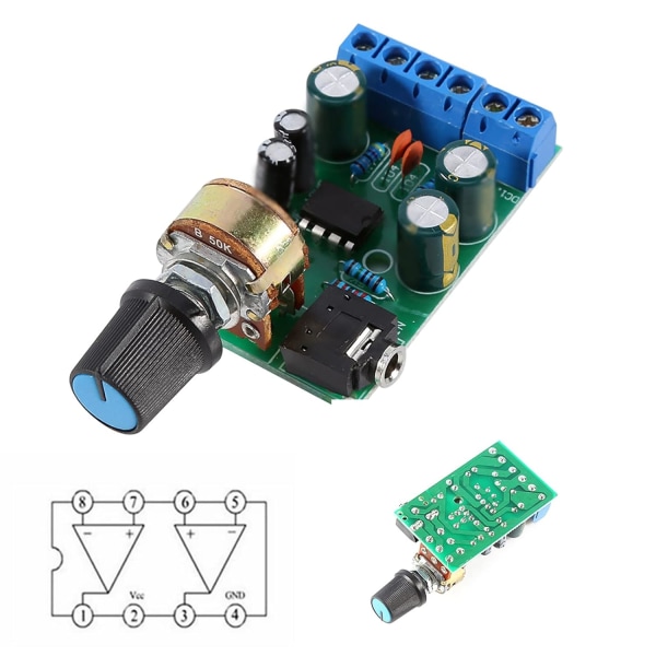 Mini Audio Amplifier Module DC1.8-12V Board