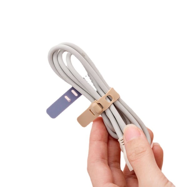 4st/ set Silikonkabelvindare Hörlursskydd USB telefonhållare Tillbehörspaket Organizers Creative Travel Accessories