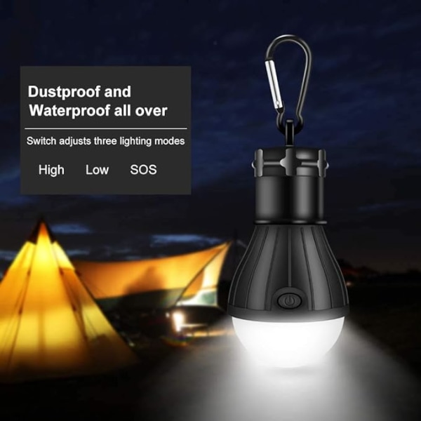 LED Camping Lykta LED Camping Lampa Ultra Ljus COB Lykta Bärbar Lampa för Camping Bivack Fiske Jakt Bergsbestigning Vandring Activi Sunmostar