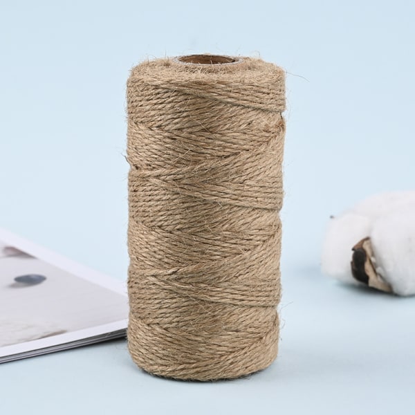 Betterlifefg-Natural Jute Garn Snören Packning Bagare Garn Konst Och Hantverk Linne Snöre Hantverk Sladd