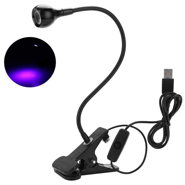 UV limhärdningslampa 3W USB Purple Light Sunmostar