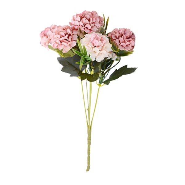 rosa rosenkula krysantemum simuleringsbukett falsk blomdekoration siden blommor vardagsrum dekoration studierum möbelrum (ej i Sunmostar