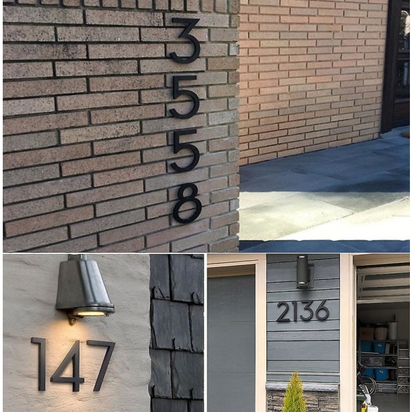 Betterlifefg-Stor flytande adressnummer för hus eller hotell 7 cm hög